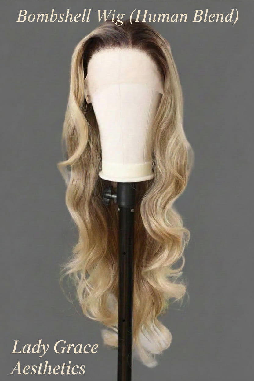 Beyonce Bombshell Wig(human blend)