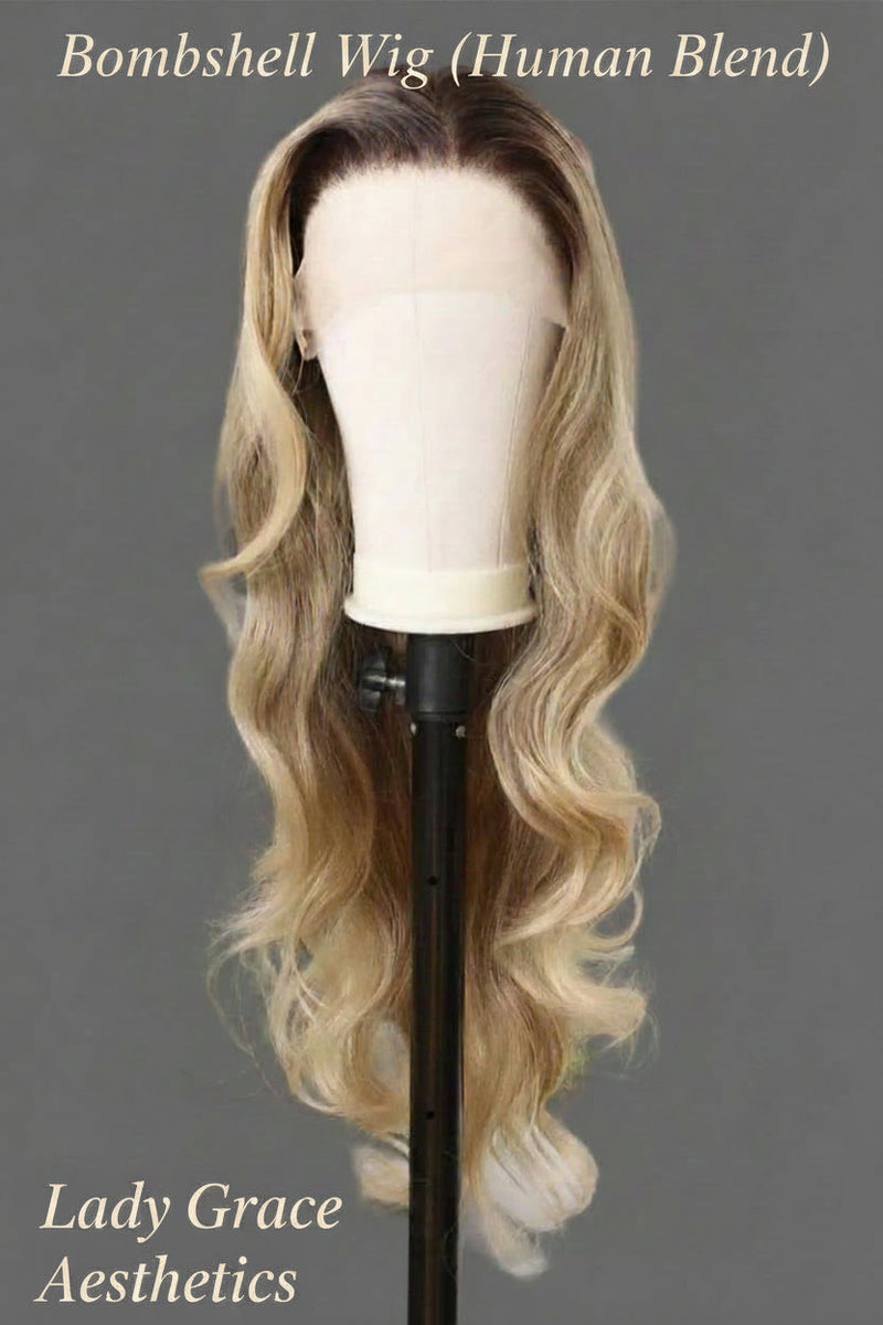 Beyonce Bombshell Wig(human blend)